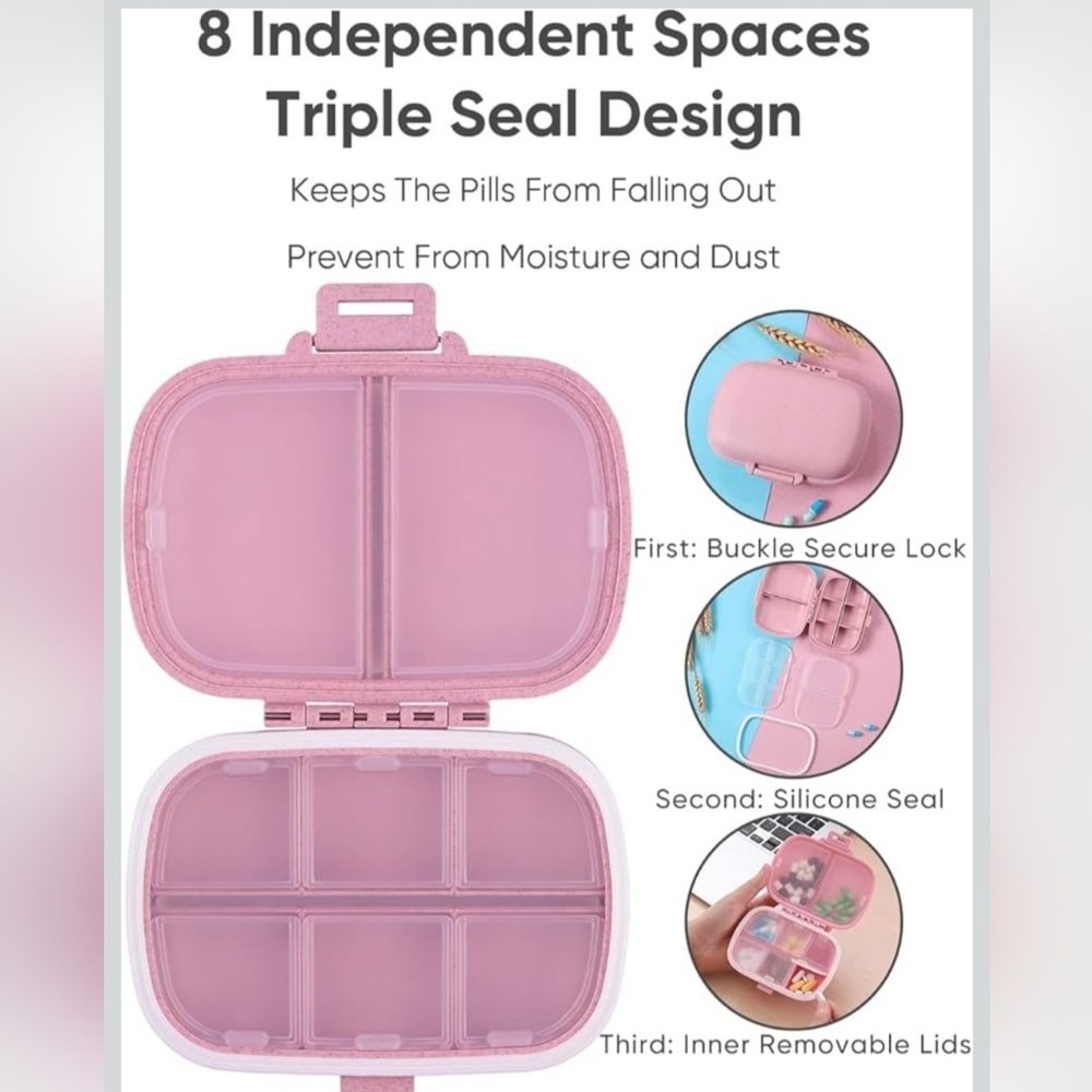 💊 Pink Pill Case - Picture 3 of 4